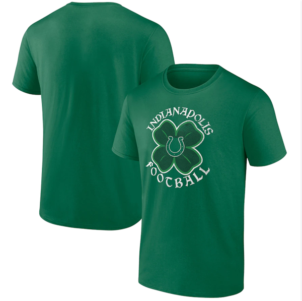 Men's Indianapolis Colts Kelly Green St. Patrick's Day Celtic T-Shirt Men's Indianapolis Colts Kelly Green St. Patrick's Day Celtic T-Shirt